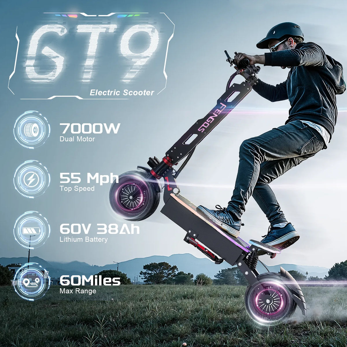 FENGQS GT9 Off-Road E-Scooter