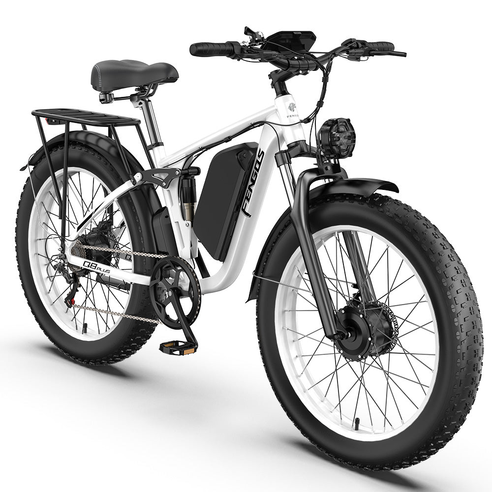 FENGQS Q8 Plus Adult Fat Tyre E-Bikes