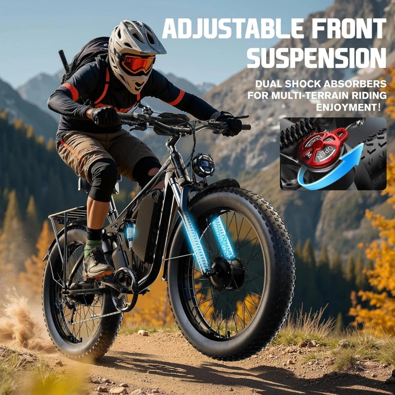 FENGQSQ8 Plus Full-Suspension E-Bike