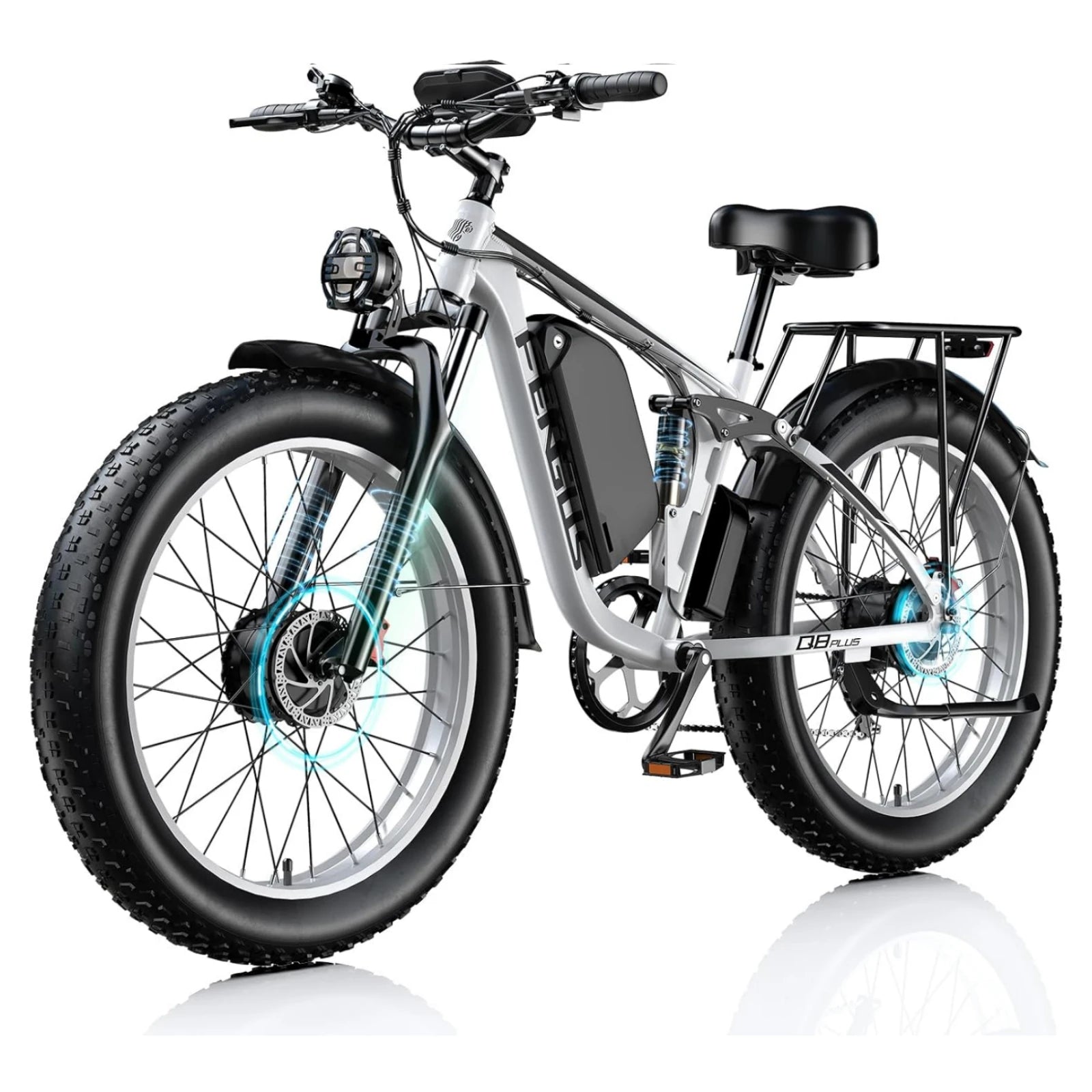 FENGQS Q8 Plus Adult Fat Tyre E-Bikes