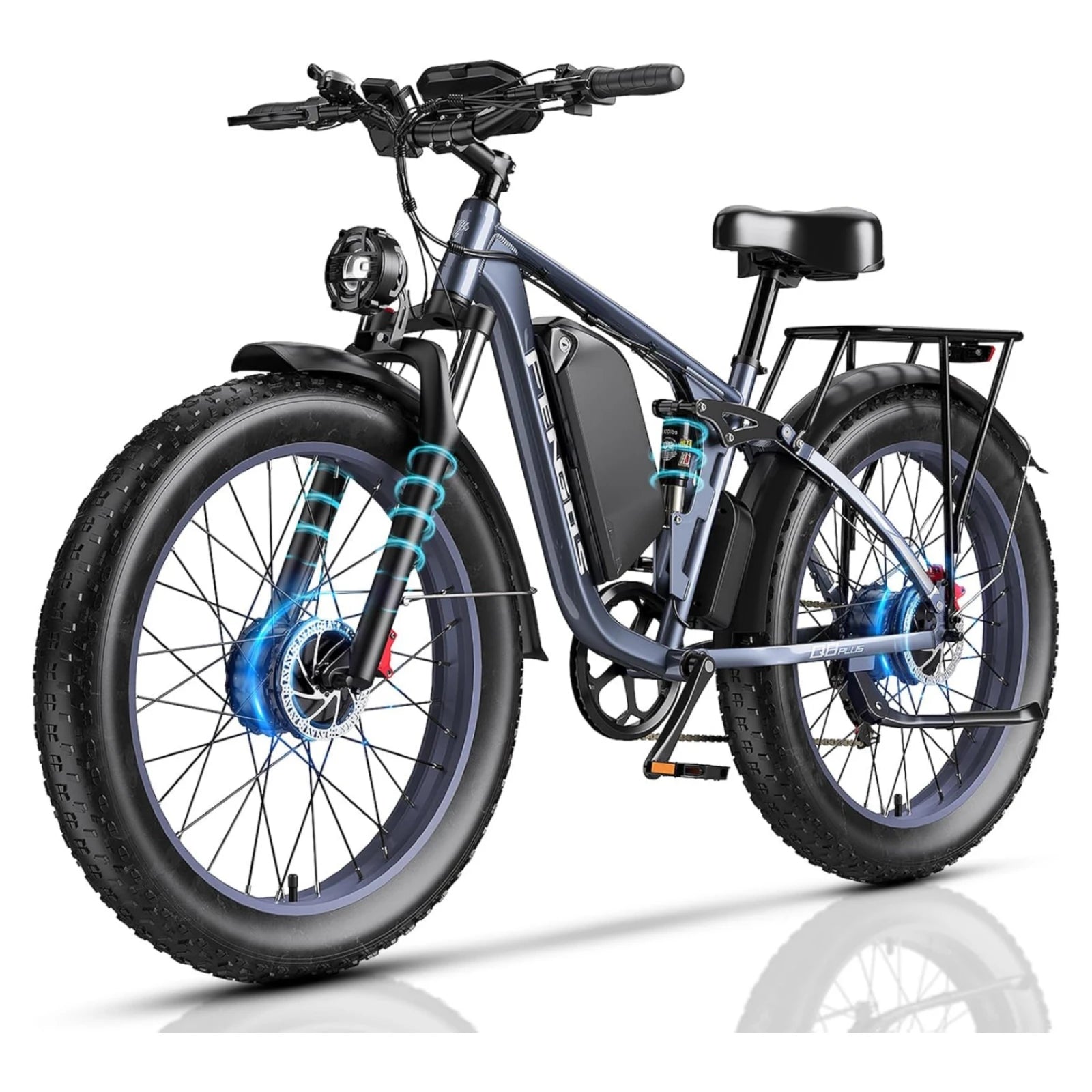 FENGQS Q8 Plus Adult Fat Tyre E-Bikes