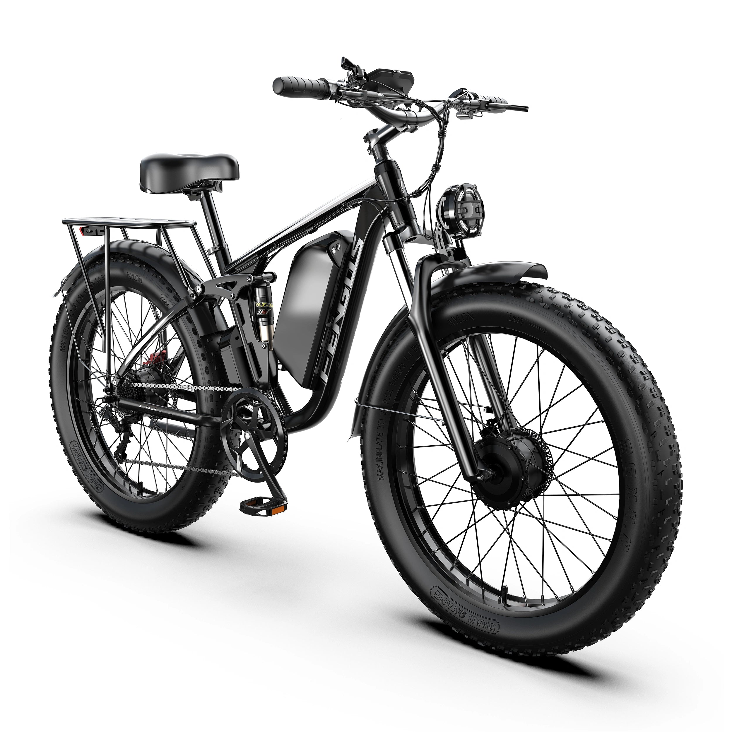 FENGQS Q8Plus 24-inch Adult Off-Road Electric Bike