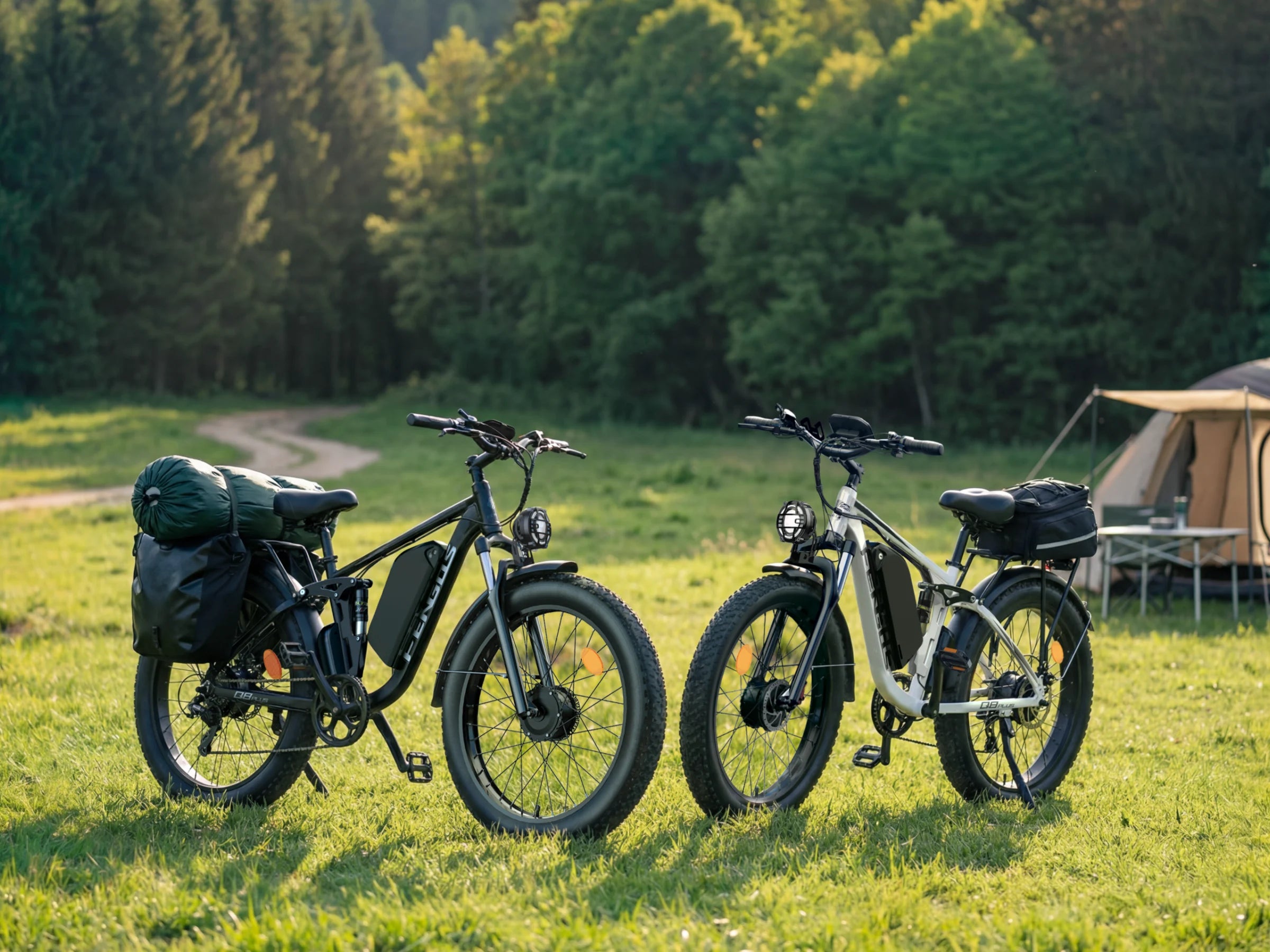 FENGQS Q8 Plus 26" Adult Fat Tyre Off-Road E-Bikes