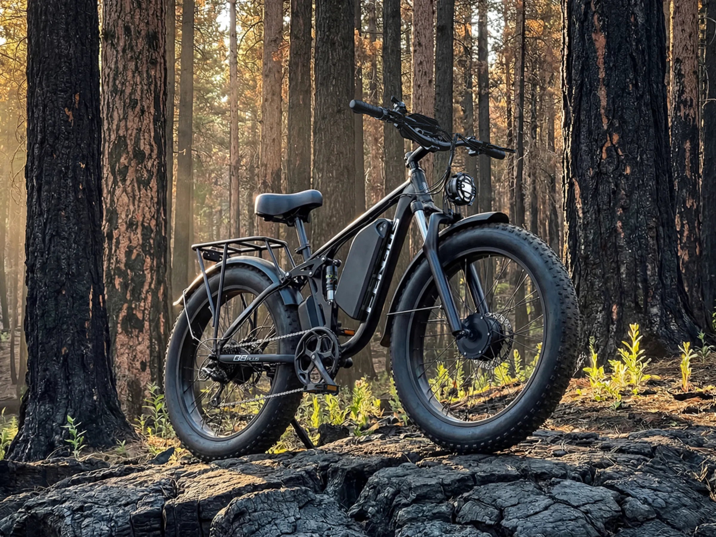 FENGQS Q8Plus 24-inch Adult Off-Road Electric Bike
