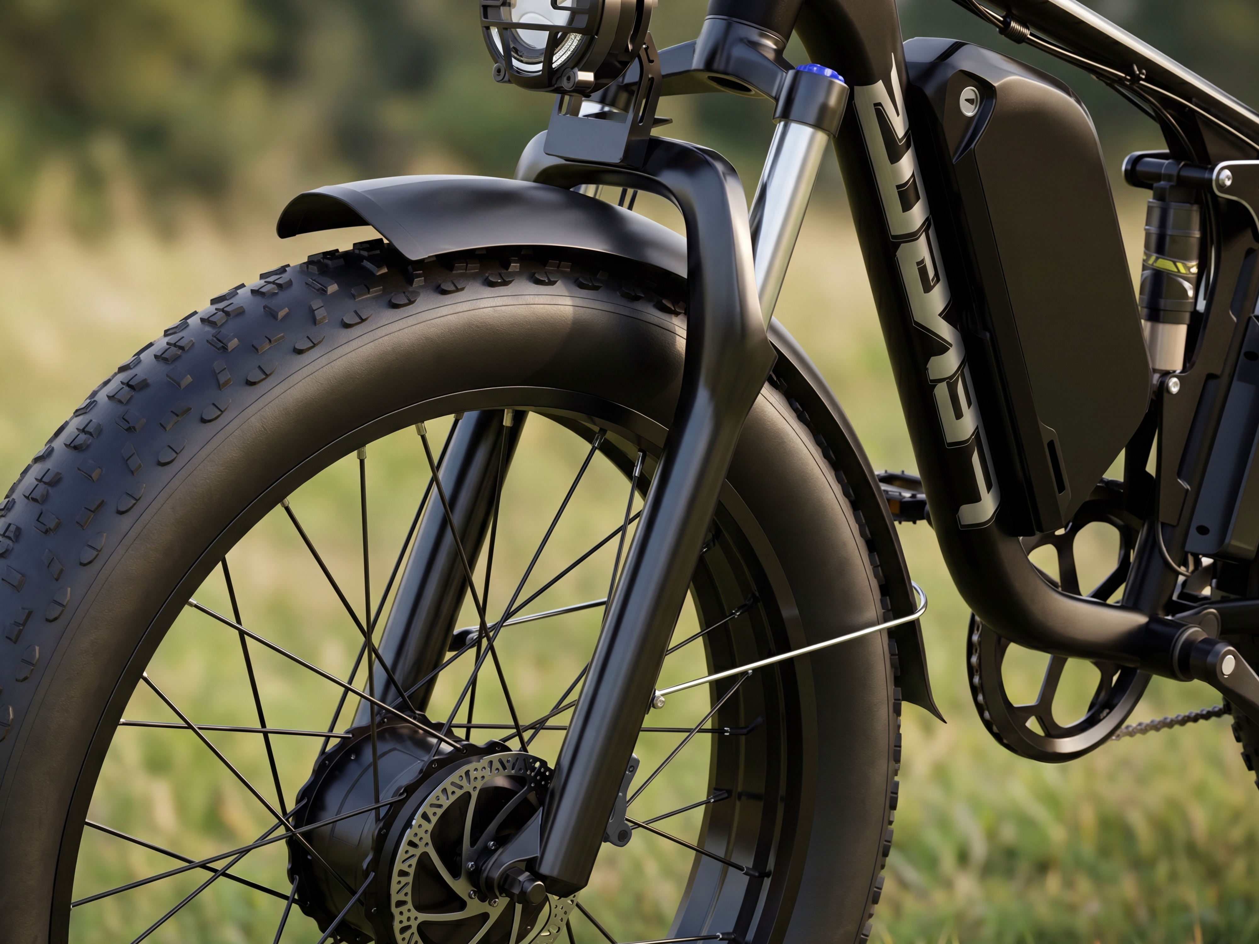 FENGQS Q8 Plus 26" Adult Fat Tyre Off-Road E-Bikes