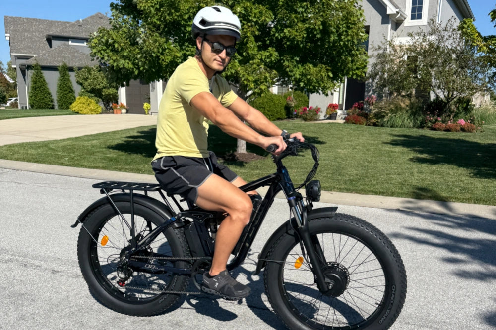 Used FENGQS Q8Plus 24-inch Adult Off-Road Electric Bike Minor Imperfections