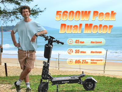 FENGQS GT7 Dual Motor 11" Electric Scooter for Adults