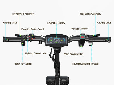 FENGQS GT7 Dual Motor 11" Electric Scooter for Adults