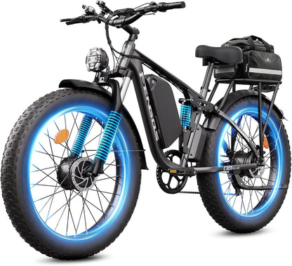 FENGQS Q8Plus 24-inch Adult Off-Road Electric Bike