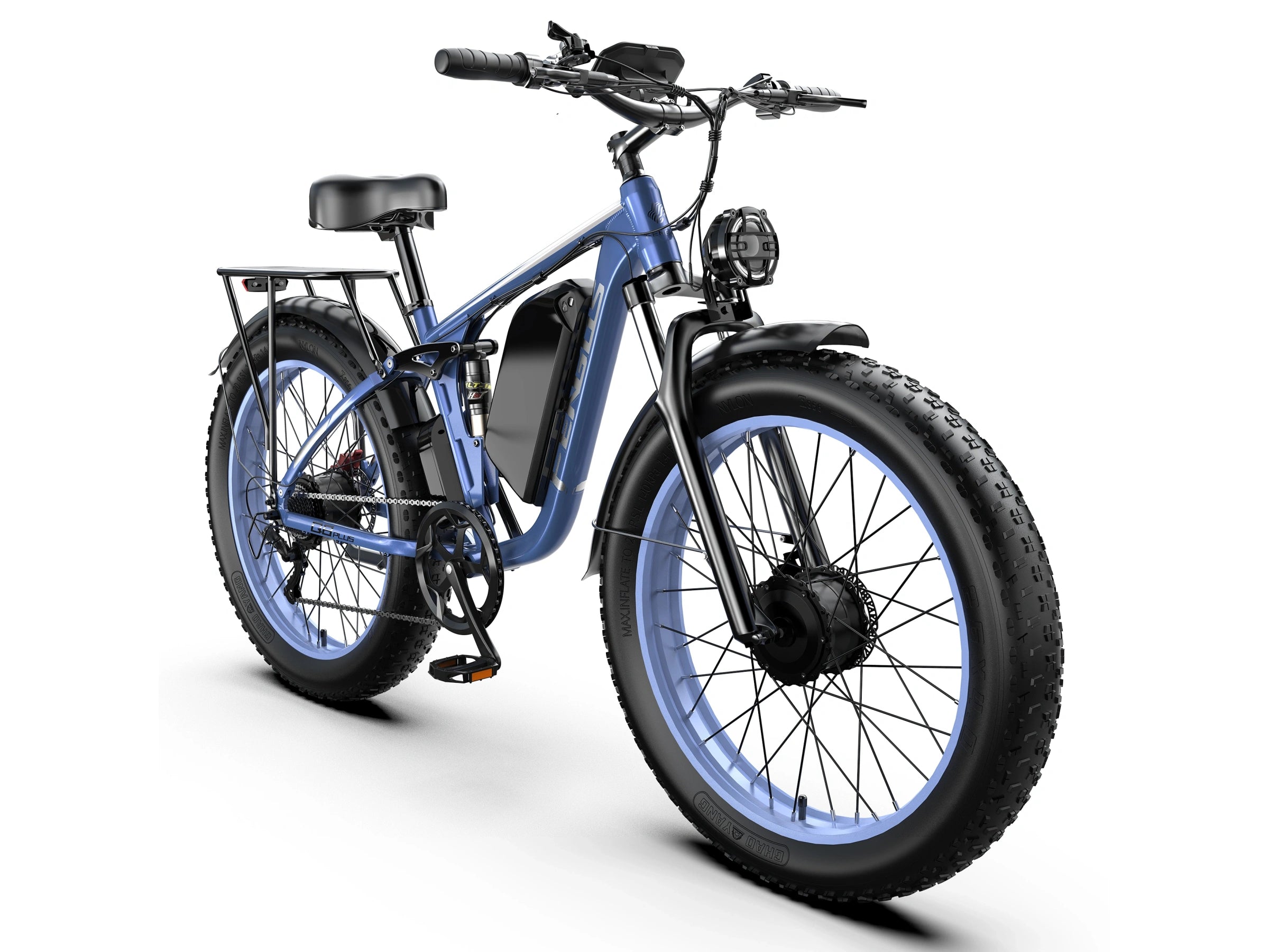 electric bicycle 50 mph FENGQS Q8 Plus 24" Off-Road Electric Bike for Adults