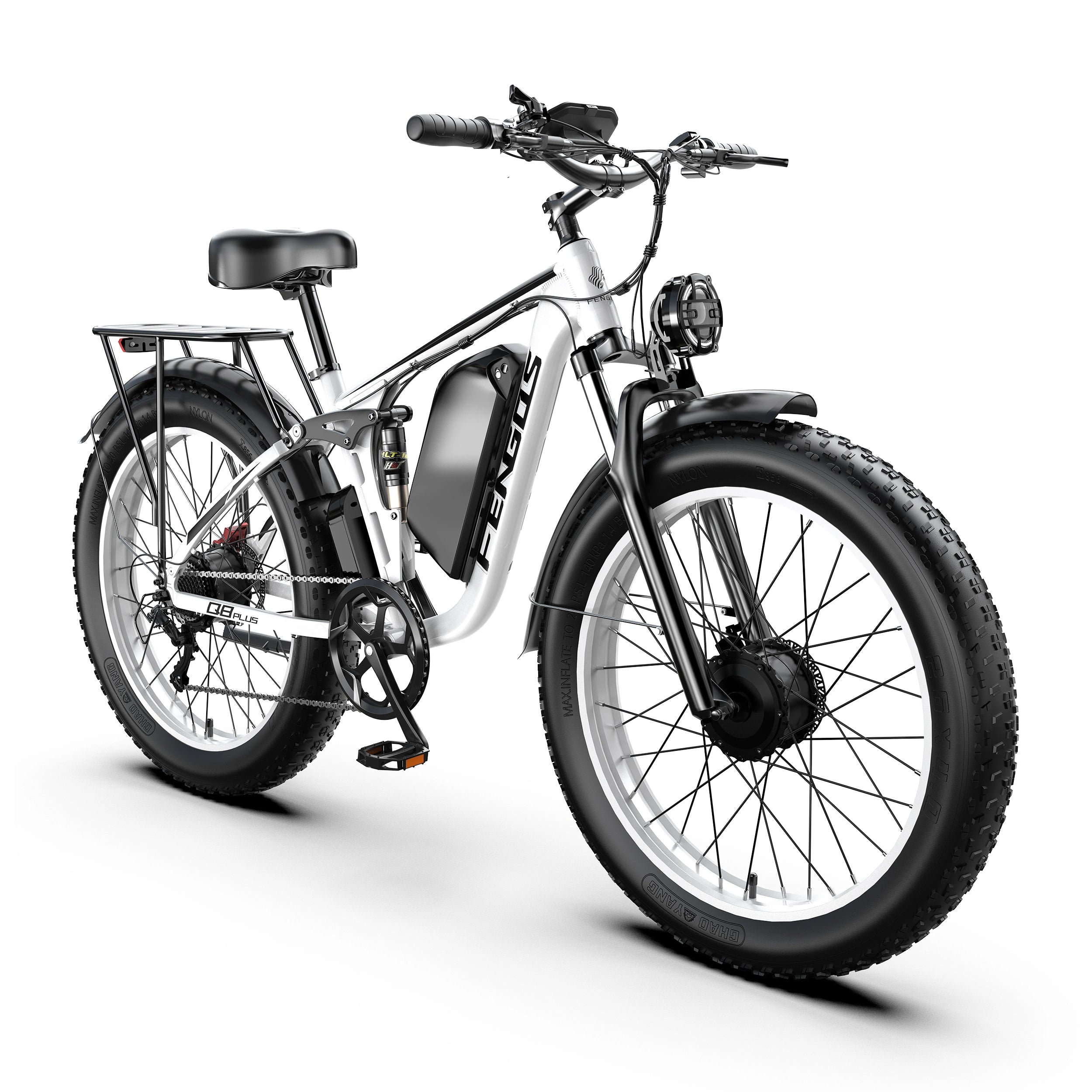 FENGQS Q8Plus 24-inch Adult Off-Road Electric Bike