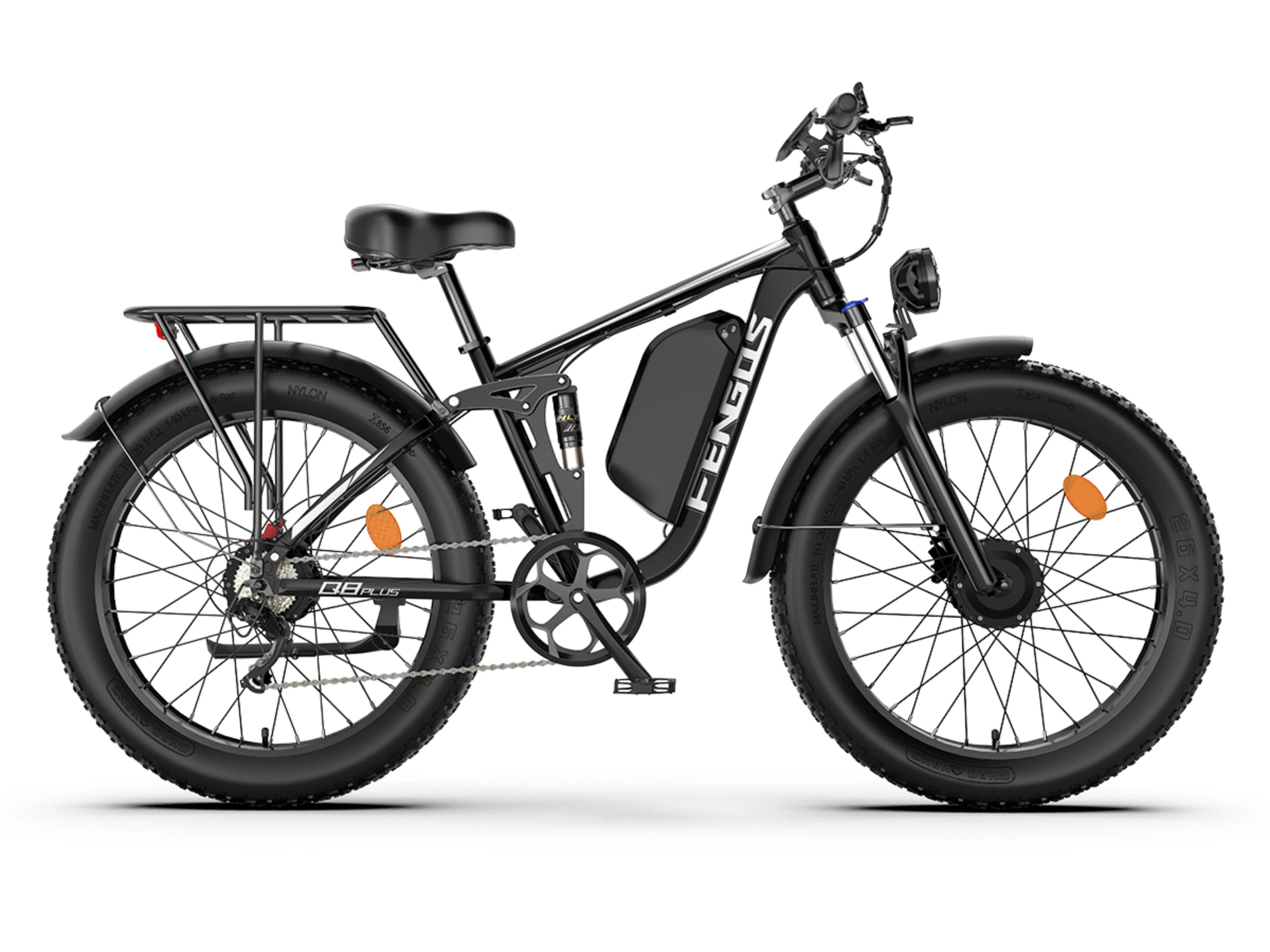 FENGQS Q8 Plus 26" Adult Fat Tyre Off-Road E-Bikes