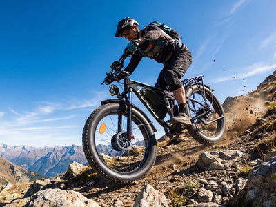 FENGQS Q8 Plus 26" Adult Fat Tyre Off-Road E-Bikes