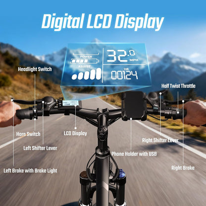 Fengqs Q8 Mountain Elektrofahrräder