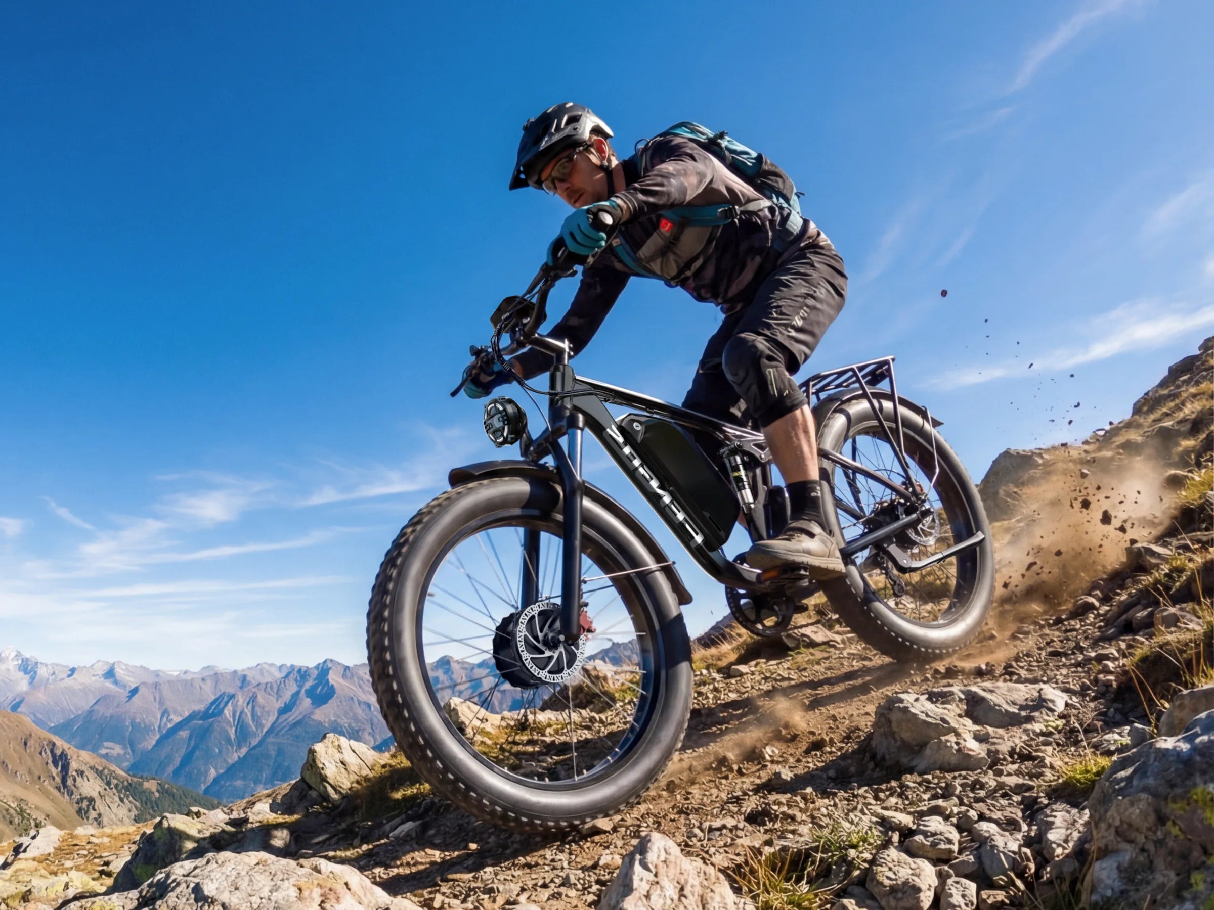 FENGQS Q8Plus 24-inch Adult Off-Road Electric Bike